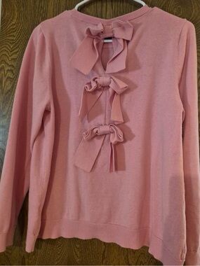 Cece Women's Bow Closure Cardigan Sweater size large